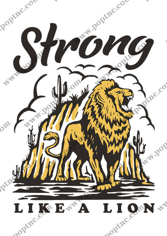 狮子与仙人掌:服装印花裁片设计灵感