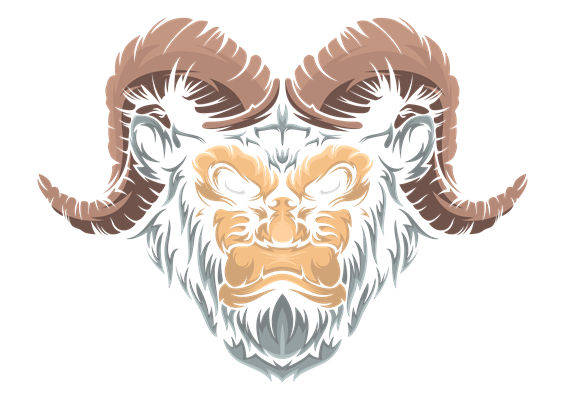 山羊头骨纹样印花:立体感与野性兼具的服装印花