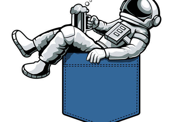 轻松休闲宇航员印花:打造个性服装的完美裁片