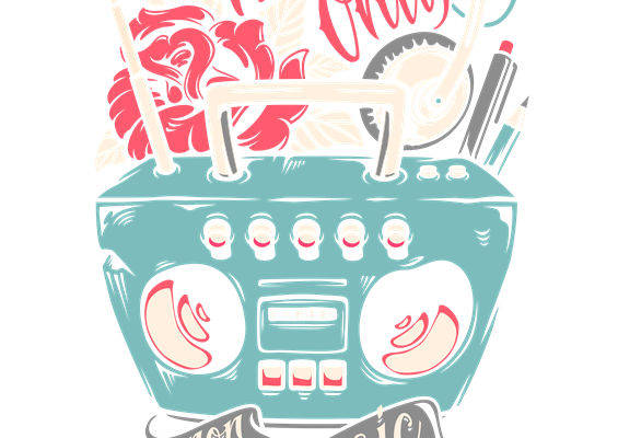 复古风花型图案，打造个性服装印花