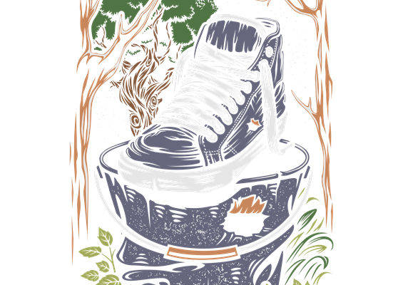 自然森林风格裁片印花，为您的服装增添自然气息