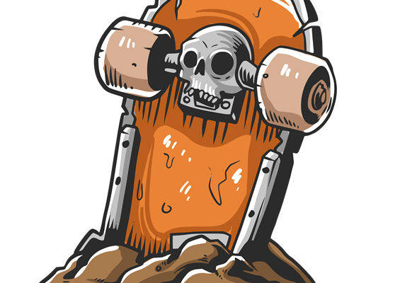 酷炫骷髅头裁片印花：服装印花新选择