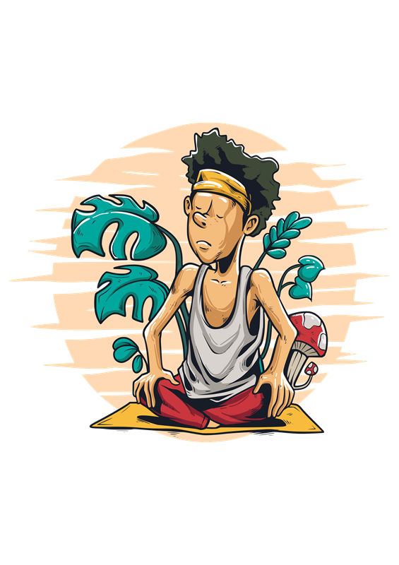 自然植物风裁片印花设计，适合夏季服装印花