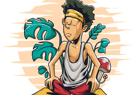 自然植物风裁片印花设计，适合夏季服装印花