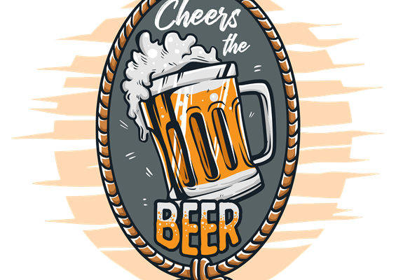 啤酒杯纹理印花:时尚服装印花新选择