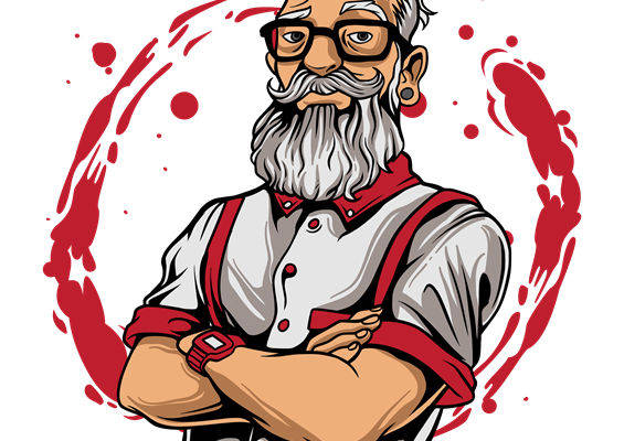 复古老爷爷纹样：服装印花裁片设计灵感