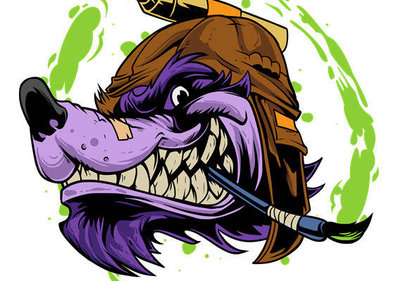 狂野战士头盔图案：服装印花裁片设计灵感