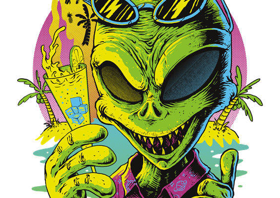 夏日海滩风格裁片印花，打造个性服装