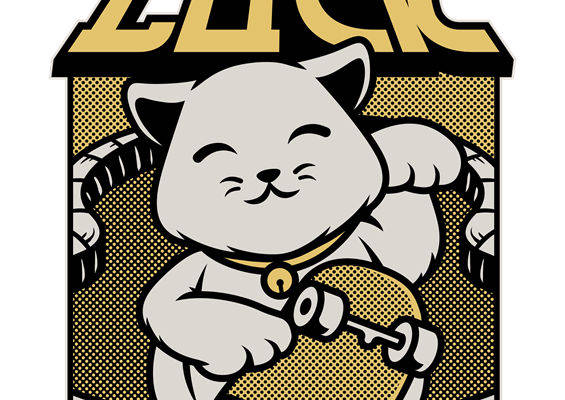 时尚猫咪图案裁片印花，打造个性服装