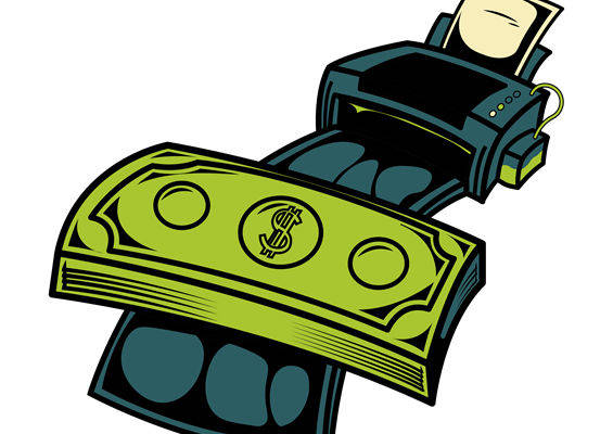 裁片印花：复古绿钞票图案，打造独特服装设计