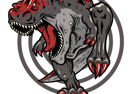 猛兽霸王龙：个性化服装印花与裁片印花设计