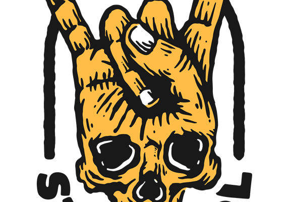 酷炫骷髅手印纹样，打造个性服装印花