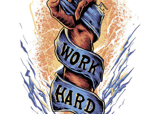 硬朗风格工装印花图案，适用于服装裁片设计