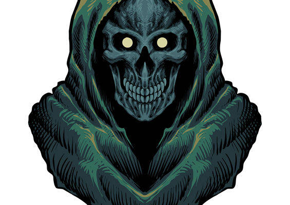 暗黑骷髅裁片印花：服装印花新选择