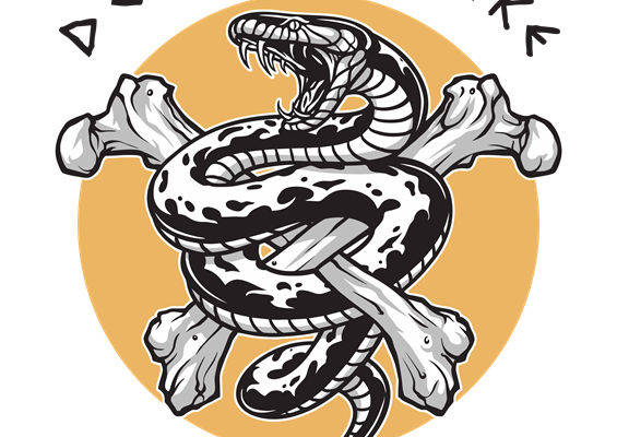 蛇骨纹裁片印花：独特设计的服装印花素材