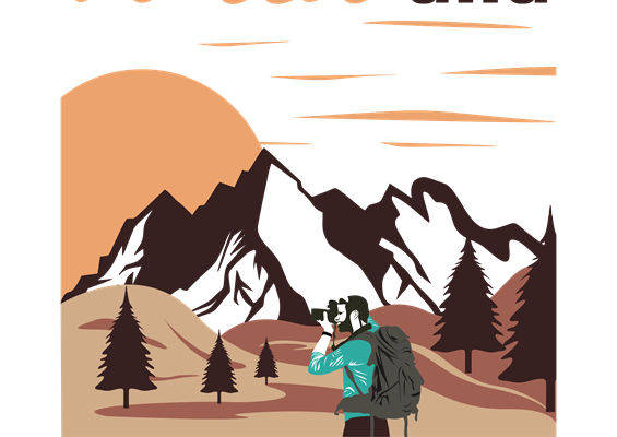 自然山景裁片印花：自由探索的户外服装印花