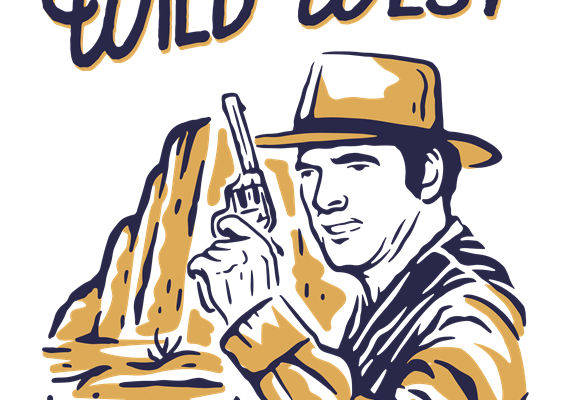 西部牛仔风情裁片印花，打造个性时尚服装