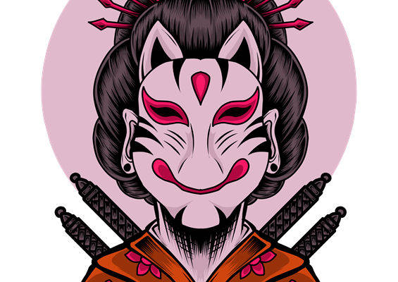 传统日本艺伎花型印花素材,打造独特服装设计