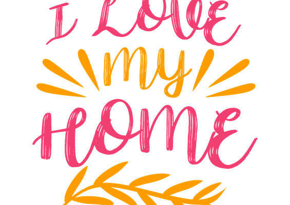 浪漫温馨的家居主题服装印花素材