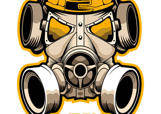 工业风头盔图案裁片印花，打造独特服装设计