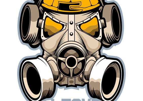 复古工业风头盔图案裁片印花，打造个性服装