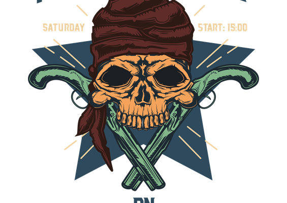 复古海盗风裁片印花：打造个性服装