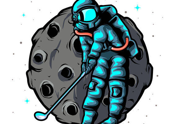 月球高尔夫：独特裁片印花设计，打造个性服装