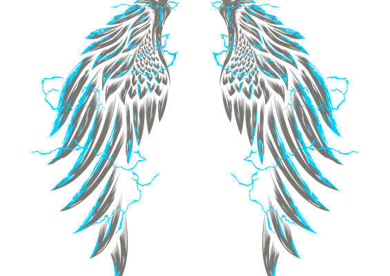 翅膀纹理服装印花裁片设计灵感