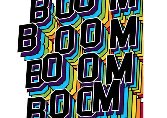 裁片印花：炫彩几何纹理服装印花设计