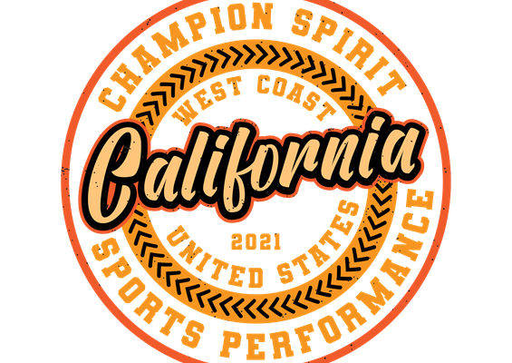 复古加州冠军精神印花图案，打造个性服装裁片
