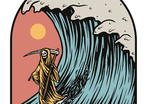 死亡与波浪的神秘裁片印花，为你的服装增添独特魅力