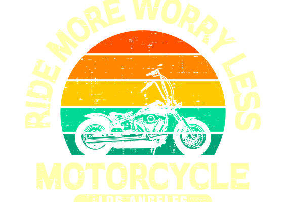 复古摩托车图案裁片印花，打造个性服装