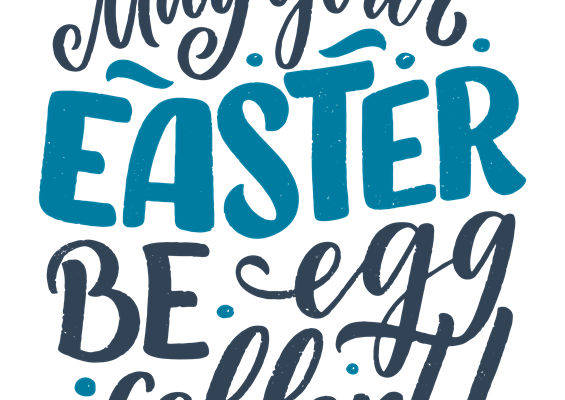 精美纹理服装印花素材：复活节主题裁片印花