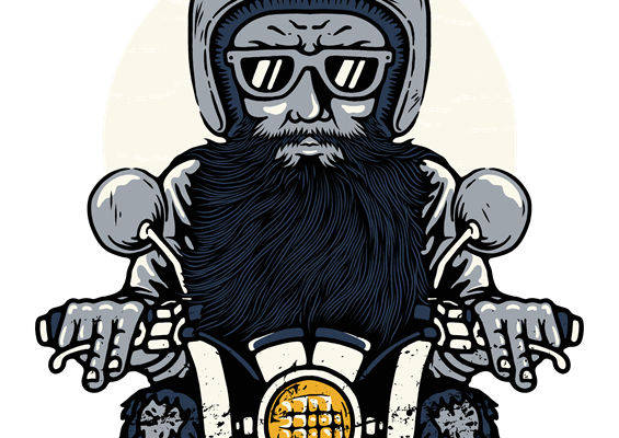 复古机车风裁片印花，个性服装印花设计灵感