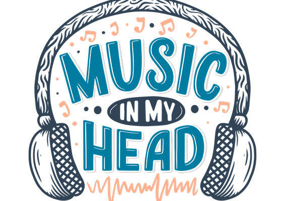 音乐旋律纹样服装印花，创意裁片印花设计