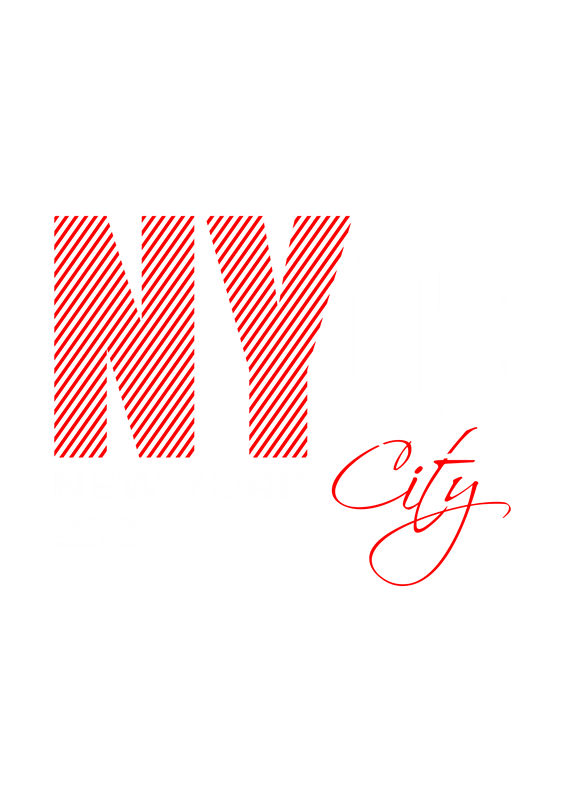 时尚都市风NY City印花裁片，打造个性服装