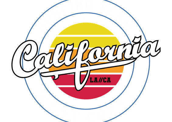 加州风情裁片印花：复古风服装印花设计