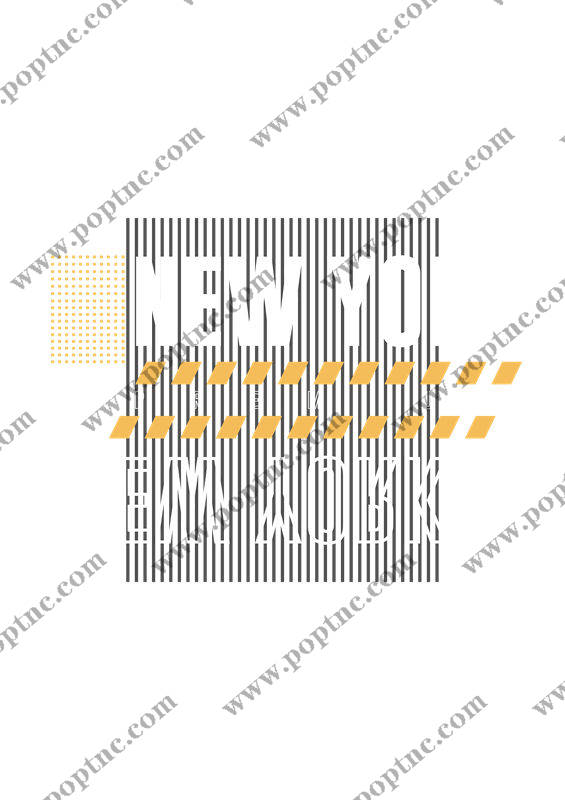 简约几何纹样裁片印花,打造个性时尚服装