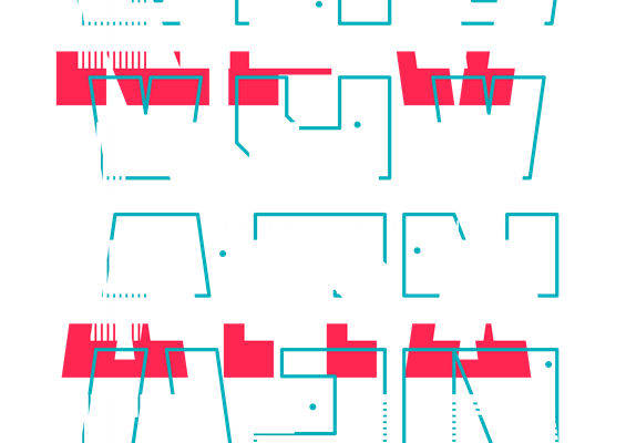 简约几何线条裁片印花，打造个性时尚服装
