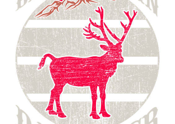 最佳山地鹿纹服装印花裁片