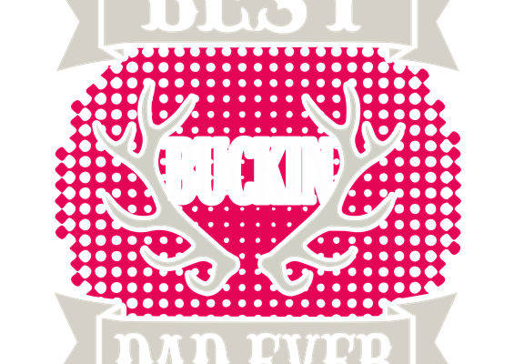 复古风格服装印花素材：经典鹿角图案