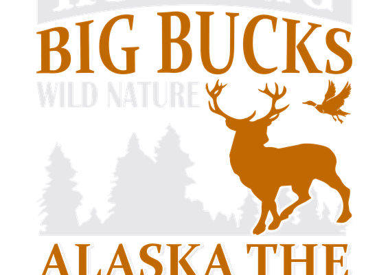 大角鹿狩猎主题服装印花裁片