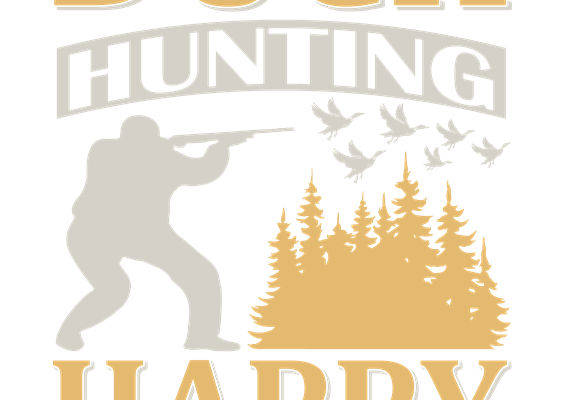 自然风鸭子狩猎图案服装印花裁片