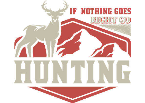 自然山景鹿形图案服装印花裁片