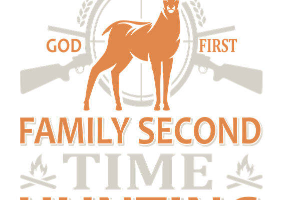 自然风格的狩猎主题服装印花设计