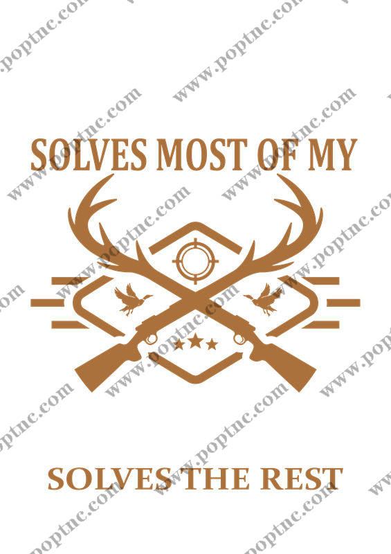 复古猎鹿图案裁片印花,打造个性服装