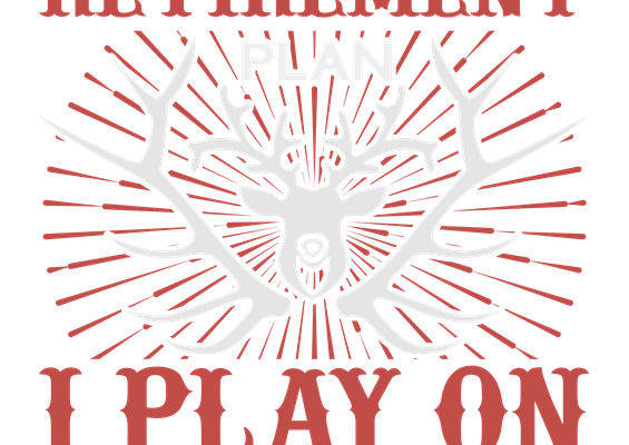 复古风格猎鹿图案服装印花裁片