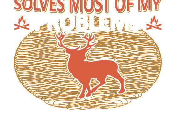 自然鹿纹裁片印花，打造秋冬服装新风尚