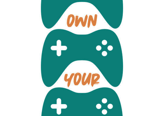 游戏风格游戏手柄印花图案，打造个性服装