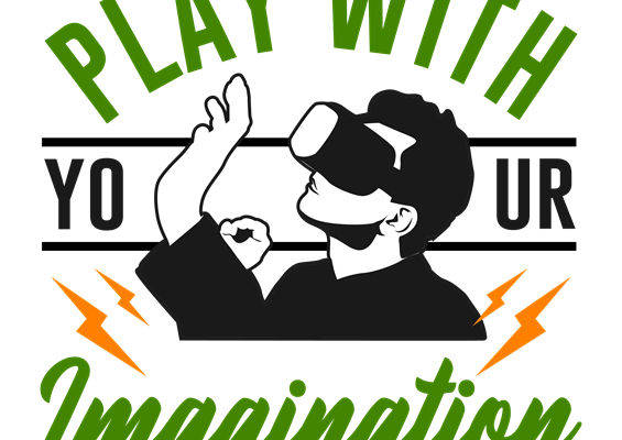 时尚潮流：VR眼镜图案服装印花素材